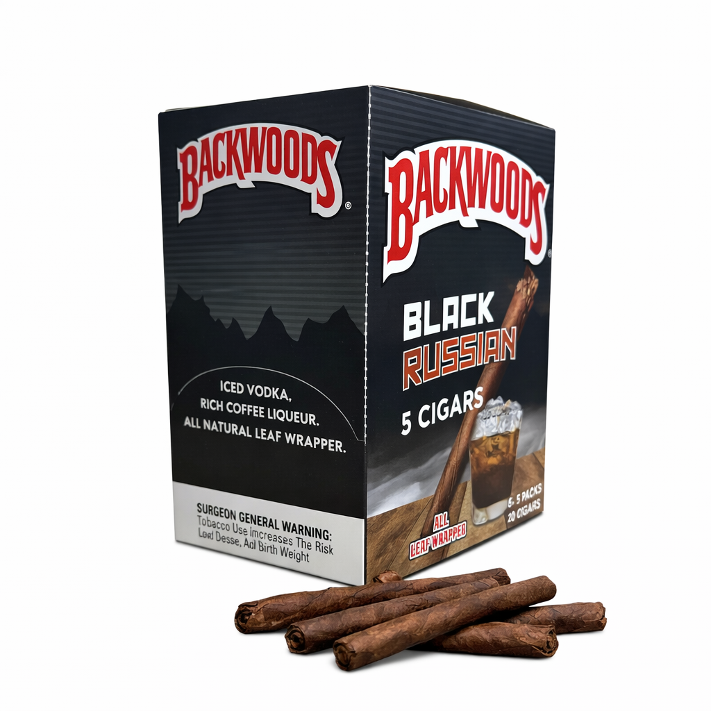 file_00000000a328720c82482504528b4a8f4838230990024462923.png BACKWOODS BLACK RUSSIAN BOX X8 - Image 1