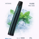 VUSE PRO ONE DEVICE +1000 puffs (MINT ICE) 3% NIC