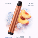 VUSE PRO ONE DEVICE +1000 puffs (PEACH ICE) 3% NIC